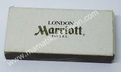 London Marriot Hotel  - Kibrit Otel kibritleri