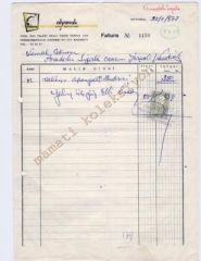 Alyanak Özel saç işleri - Osep YAZICIYAN / Fatura - Efemera