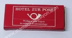 Hotel Zur Post  - Kibrit Otel kibritleri