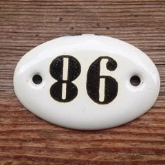 Emaye kapı numarası, 86 numara