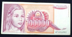 Yugoslav 10000 Dinar - Nümismatik