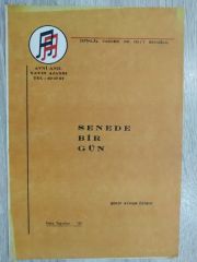Senede bir gün - Nota