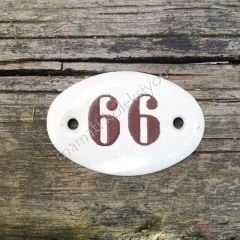 Emaye kapı numarası, 66 numara