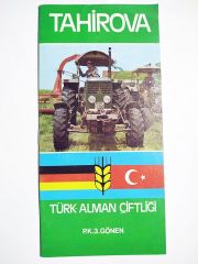 Tahirova Türk Alman Çiftliği - Gönen / Broşür
