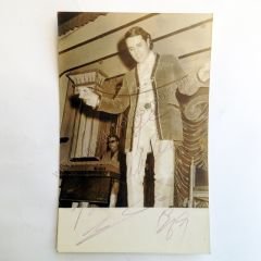 Erol BÜYÜKBURÇ - İmzalı fotoğraf Müzik dünyası - Kartpostal