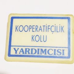 Kooperatifçilik kolu yardımcısı - Rozet