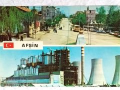 Afşin / Şehirden iki görünüm - Kartpostal