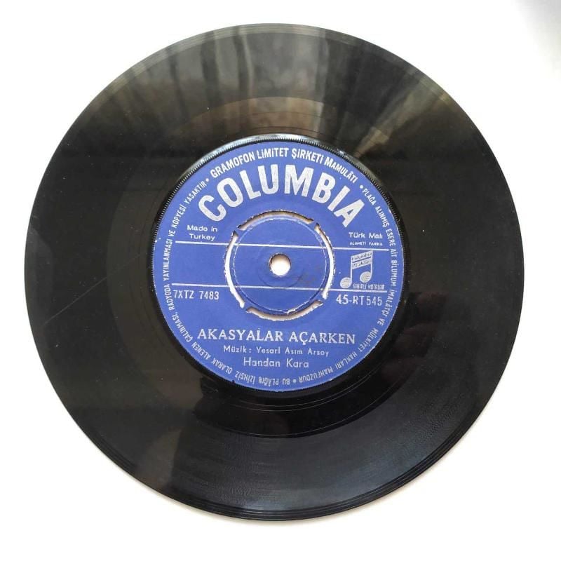 Akasyalar açarken - Kederden mi neden bilmem / Handan KARA - 45'lik  Plak
