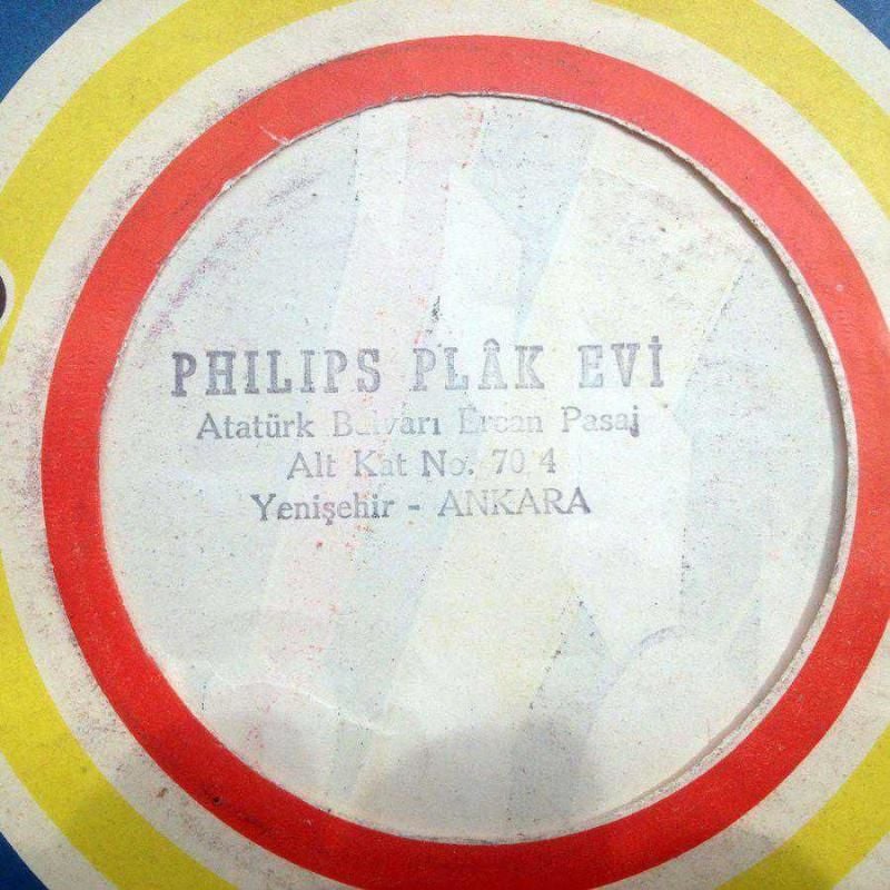 Philips Plak Evi ANKARA' kaşeli / Şençalar Plak / Kapak içerisinde plak yoktur.