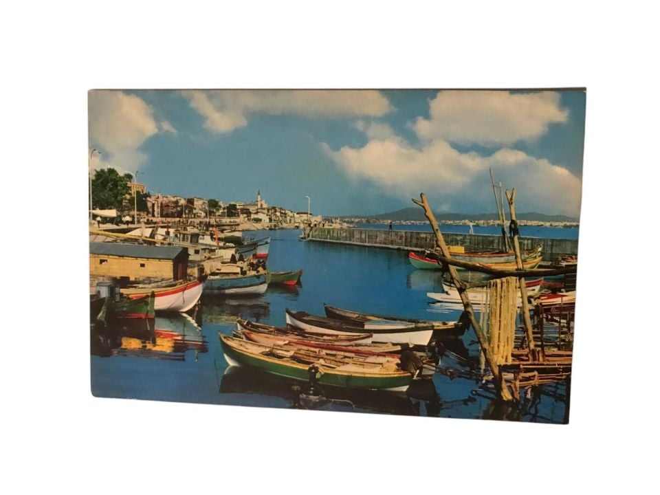 Kumkapı sahili / Doğan kardeş K. - 1970'li yıllara ait kartpostal / Arkası yazısız