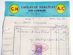 Çağlayan Nakliyat Safraköy - Fatura