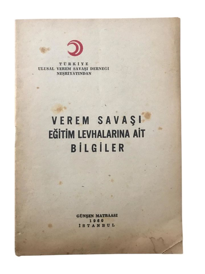 Verem Savaşı Eğitim Levhaları - 1960 tarihli kitapçık