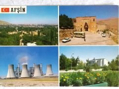 Afşin - Parçalı Kartpostal