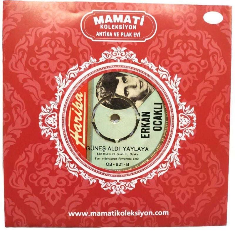 Güneş aldı yaylaya - Hastahane yolunda / Erkan OCAKLI - 45'lik Plak