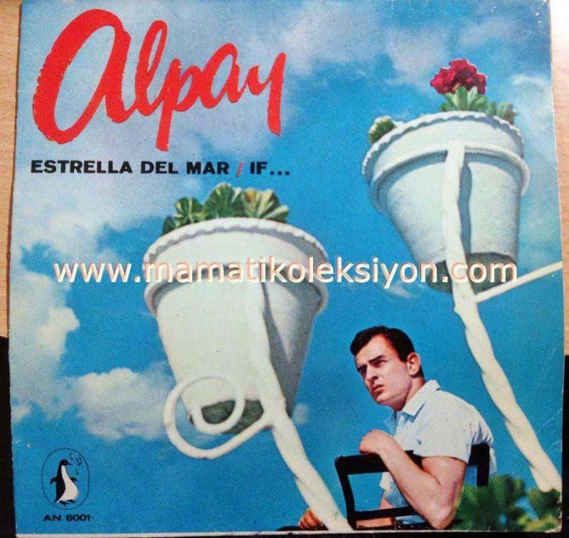 Estrella del mar - If / Alpay - Plak kabı - (İçerisinde plak yoktur)