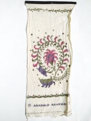 Anadolu Bankası kumaş 1971 yılı takvim arkası