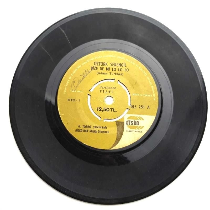 Bize de mi lo lo lo - Cafer bez getir / Öztürk SERENGİL - 45'lik plak