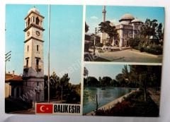 BALIKESİR 3 parçalı kartpostal
