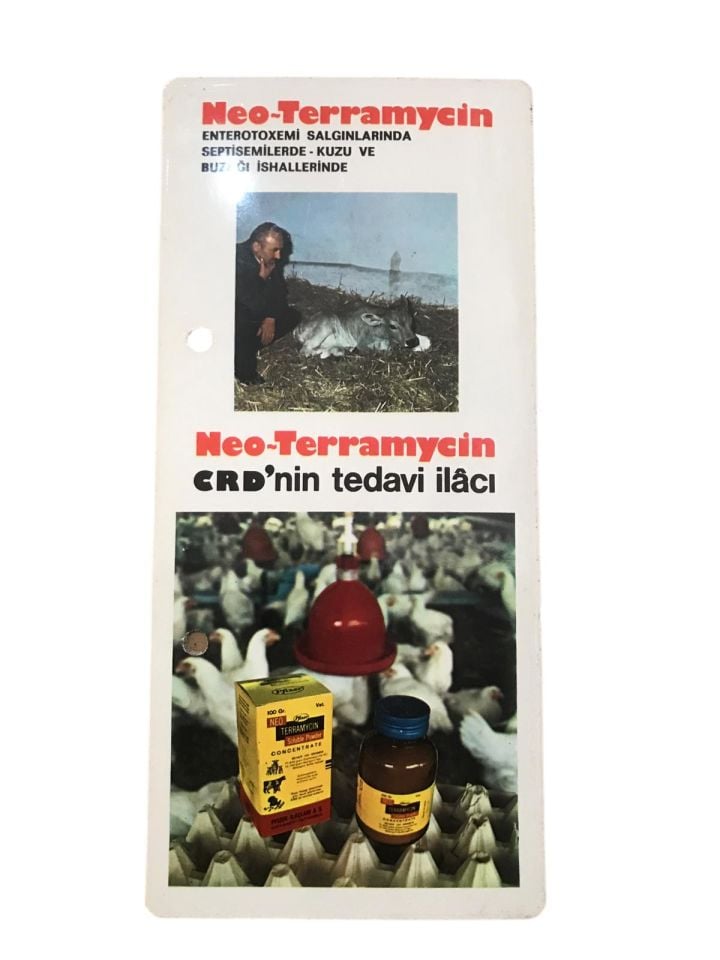 Neo-Terramycin - Karton reklam / Veterinerlik