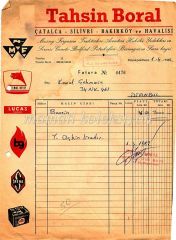 Tahsin BORAL - Çatalca. Silivri. Bakırköy - Petrol Ofisi Fatura