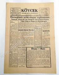 Köycek aylık köy gazetesi, 15 Ekim 1964, Sayı:2 Malatya, Keller köyü - Efemera