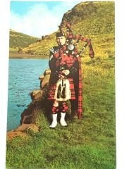 Sergeant piper of the King's own / Scottish borderers - Kartpostal