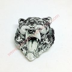 Dövmeli Ayı -  Rozet / Hayvan sever dostlarınıza şık bir hediye