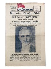 Bursa, Mudanya Halkevi - Dağarcık gazetesi /15 Ağustos 1946