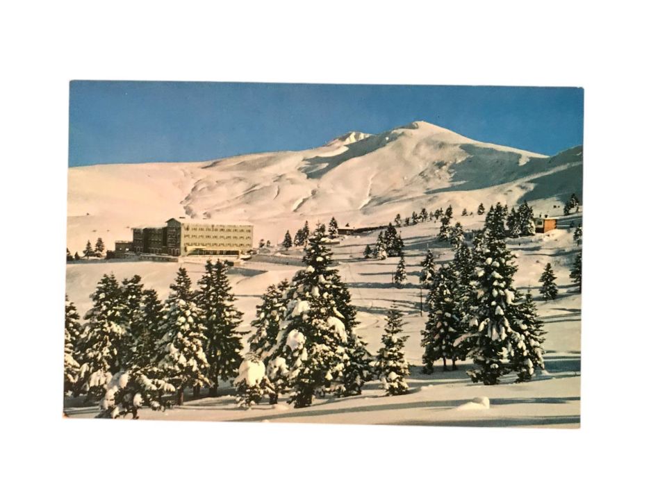 Bursa Uludağ / Doğan Kardeş - 1970'li yıllara ait kartpostal / Arkası yazısız