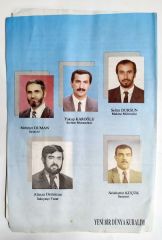 Refah Partisi İstanbul 2. bölge Milletvekili adayları / Seçim broşürü  - Efemera