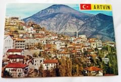 Artvin'den bir görünüş Kartpostal  Ticaret Kartpostalları