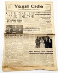 Yeşil Cide gazetesi, 25 Eylül 1959, Sayı:2 - Efemera