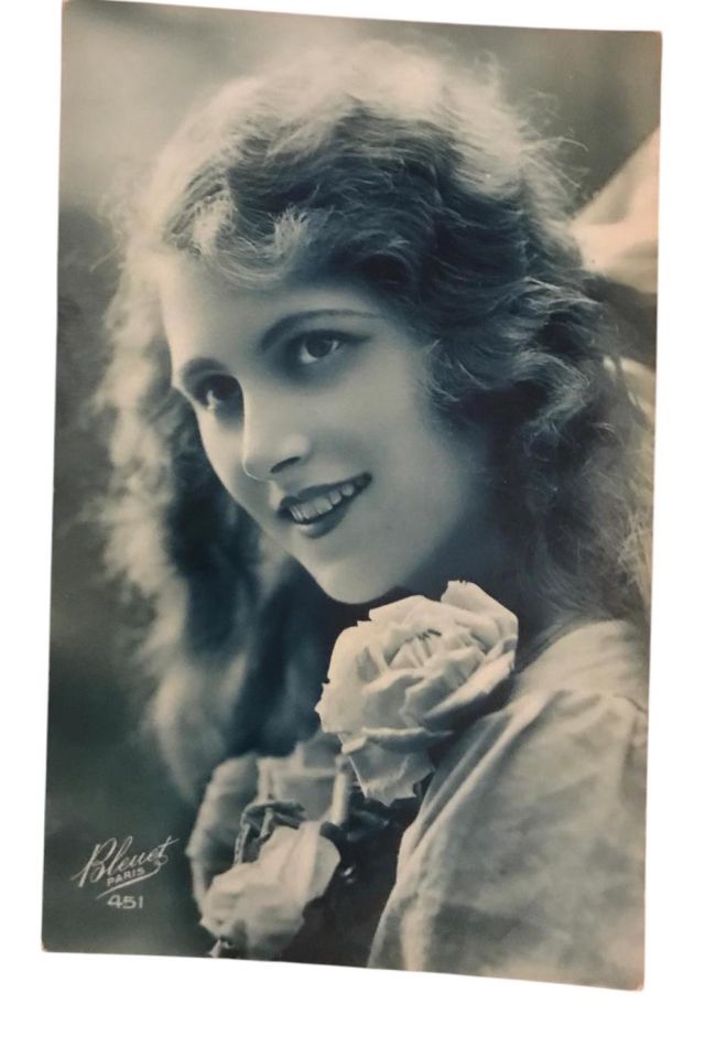 Sevda kartı - Bleuet Paris 451 / Eski kartpostal - Arkası yazısız
