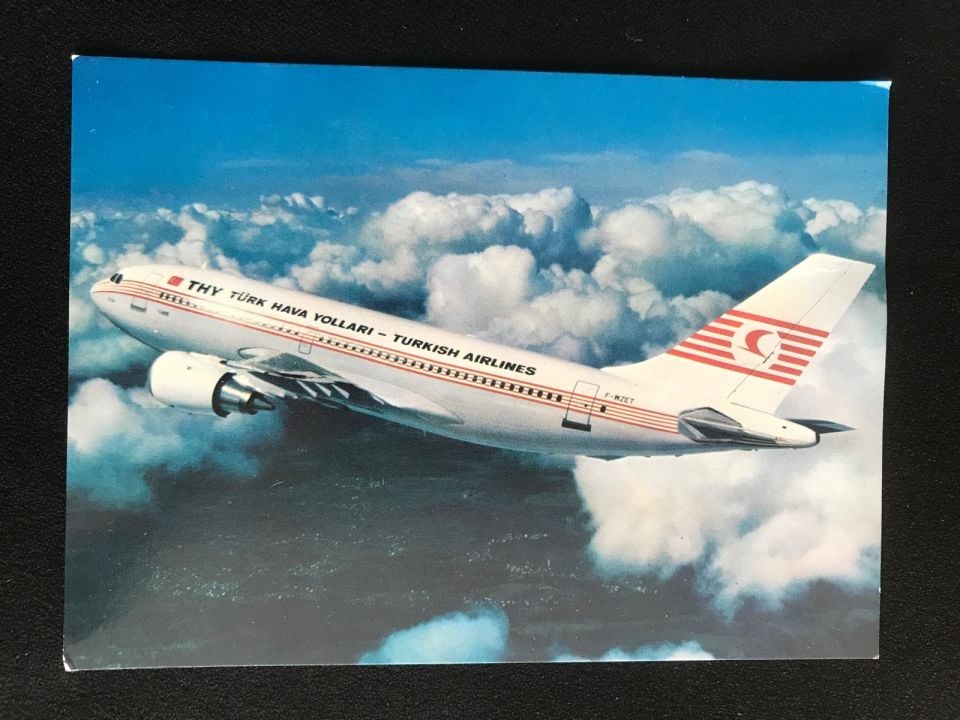 THY Türk Hava Yolları Airbus A-130 / Kartpostal