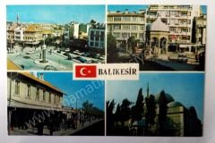 BALIKESİR 4 parçalı kartpostal