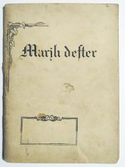 Marjlı defter - Osmanlıca yazılı
