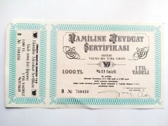 Hamiline Mevduat Sertifikası - Türkiye Vakıflar Bankası