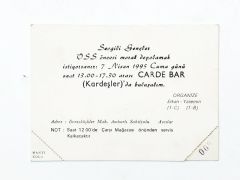 Carde Bar (Kardeşler) Denizköşkler Avcılar - Davetiye