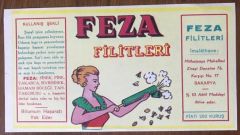 Feza Filitleri SAKARYA - 9x17 etiket