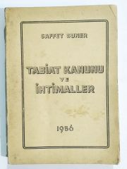 Tabiat Kanunu ve İhtimaller / Saffet SUNER - Kitap