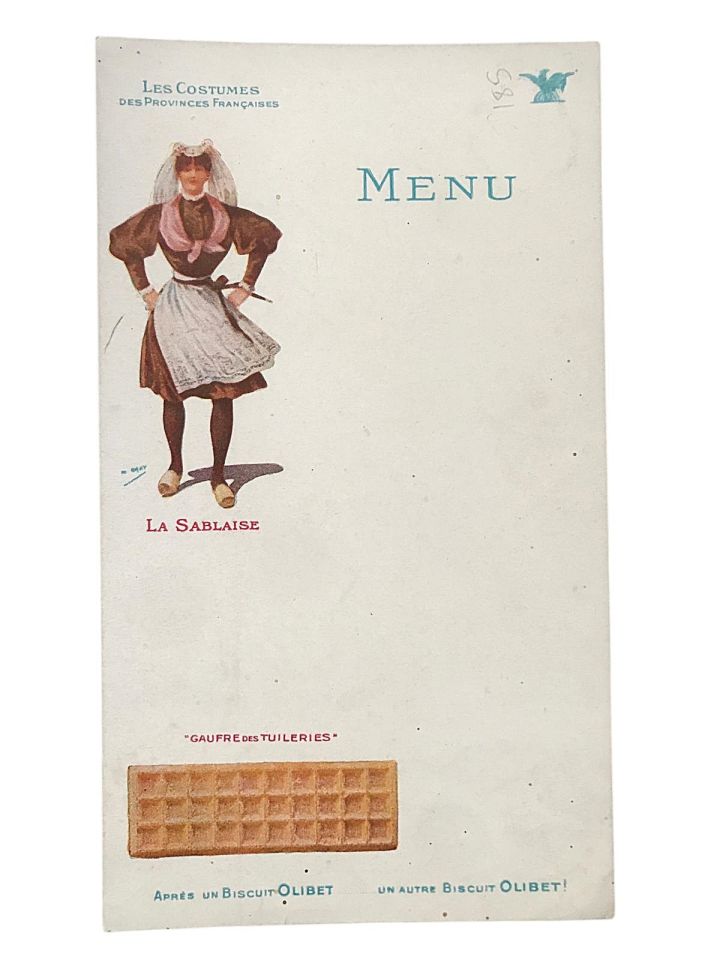 MENÜ - Les Costumes - La Sablaise - Efemera