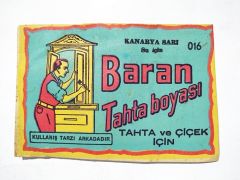 Baran Tahta boyası / Kanarya Sarı