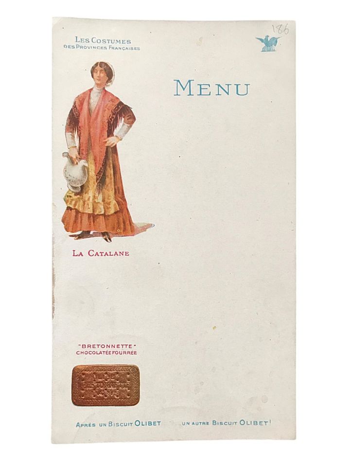 MENÜ - Les Costumes - La Catalane - Efemera