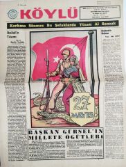 Türk Hava Kurumu, Köylü gazetesi / 30 Mayıs 1961 - Eski gazeteler