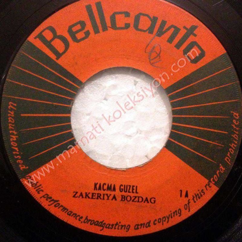 Kaçma güzel, Uyan kanberi uyan - Zekeriya BOZDAĞ / 45'lik plak