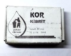 Kor kibrit, Çevremizi koruyalım