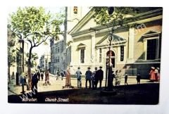 Gibraltar  - Church street, İspanya - Kartpostal