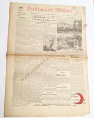Hilali Ahmer haberli, Hakimiyeti Milliye gazetesi, 27 Nisan 1932  Kızılay, Kumbara, - Efemera