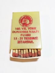 100. yıl Türk donanma vakfı fuarı, kibrit