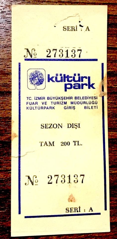 İzmir Kültürpark/ Eski bilet